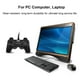 thumbnail image 2 of 2 piezas de controlador de juego con cable USB universal, doble vibración y doble joystick para PC, 2 of 11