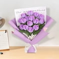 thumbnail image 3 of DIY Tulip Bouquet Kit, Handmade Twisted Stick Flower Making Set, Craft Kit for Adults and Kids, Homemade Floral Arrangement Supplies for Home Decor and Gift Giving（B), 3 of 5