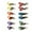 A, variant on Yucurem 12pcs/Set Simulation Artificial Foam Birds Models Garden Miniature Home Decoration