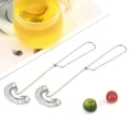 thumbnail image 1 of Professional Baking Tools Set, Egg Blender Whisk Blender Manual Egg Stirrer for Kitchen, Sturdy Stainless Steel Spring Ring Design for Good Elasticity and Loop Handle for Hanging (2 Pieces), 1 of 7