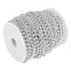 thumbnail image 3 of Rollo de 25 m de alambre de perlas galvanizadas para decoración de bodas, 6 mm (plateado)., 3 of 11