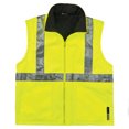 thumbnail image 6 of Ergodyne GloWearÂ® 8385 Type R Class 3 4-in-1 Jacket, Lime, 3XL, 6 of 7