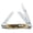 Brown Sm, variant on Case Peach Seed Jig Amber Bone CS Medium Stockman with Pen Blade 00079