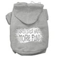 thumbnail image 1 of Dirty Dogs Screen Print Pet Hoodies Grey Size Sm (10), 1 of 1
