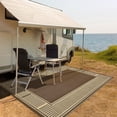 thumbnail image 2 of Reversible Patio Mat – Waterproof Plastic Straw – Washable, Non-Shedding & UV Resistant – Porch, Deck, Balcony, Backyard, Camping & RV – Outdoor Rug, 2 of 8