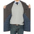 thumbnail image 5 of Mens Charcoal Gray Coat Luciano Natazzi Double Breasted, 5 of 5