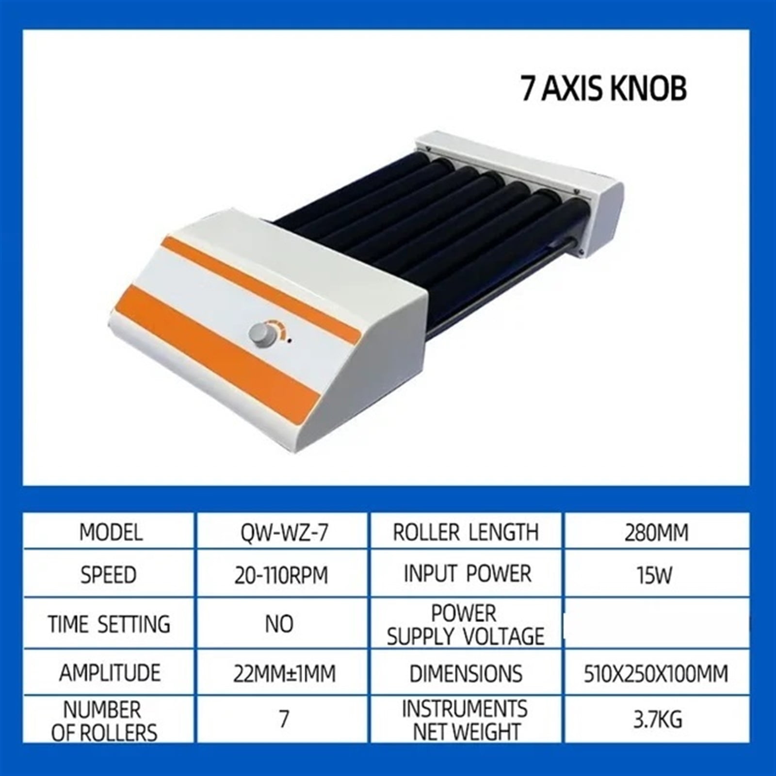 Multi Tube Roller Mixer, Rolling Mixer, Blood Sampling Oscillator, Digital Display Adjustable Blood Mixer Laboratory
--------
Wide Range of Uses
