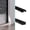 Black 2pc, variant on White 4pc 58" PVC Light Blocking Strips For Window Shades And Blinds