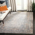 thumbnail image 5 of Safavieh Winston Kostadin Floral Bordered Polyester Runner Rug, Navy/Cream, 2.2' x 8', 5 of 5