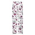 thumbnail image 5 of Hello Kitty Womens Comfy Pajama PJ Pants Lounge Pants Sleepwear Drawstring PJ Bottoms Pants, 5 of 7