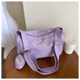 thumbnail image 1 of Bolso bandolera de nailon de gran capacidad con colgante, estilo nuevo y moderno, color liso, informal, color caramelo, para otoño de 2025, 1 of 5