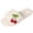 White, variant on Wensltd Women Slide Slippers Soft Flat Sole Indoor Daily Slippers Wide Width For Bedroom Solid Color