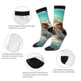 thumbnail image 3 of Balery Cloud Guinea Pig Pattern Crew Socks Unisex– Soft & Breathable Socks for Men & Women, One-Size Fits Most (US 5-11), Comfortable & Durable for Daily Wear, 3 of 6
