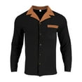 thumbnail image 5 of Tall Long Sleeve Shirts for Men Men’s Dress Shirts Long Sleeve Button Down Business Formal Shirt Collar Cuff Contrast Casual Shirt, 5 of 9
