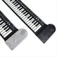thumbnail image 5 of Piano Enrollado A Mano de 49 Teclas con Altavoz Piano Portátil Plegable para Niños Instrumento de Enseñanza de Piano para Principiantes Negro, 5 of 5