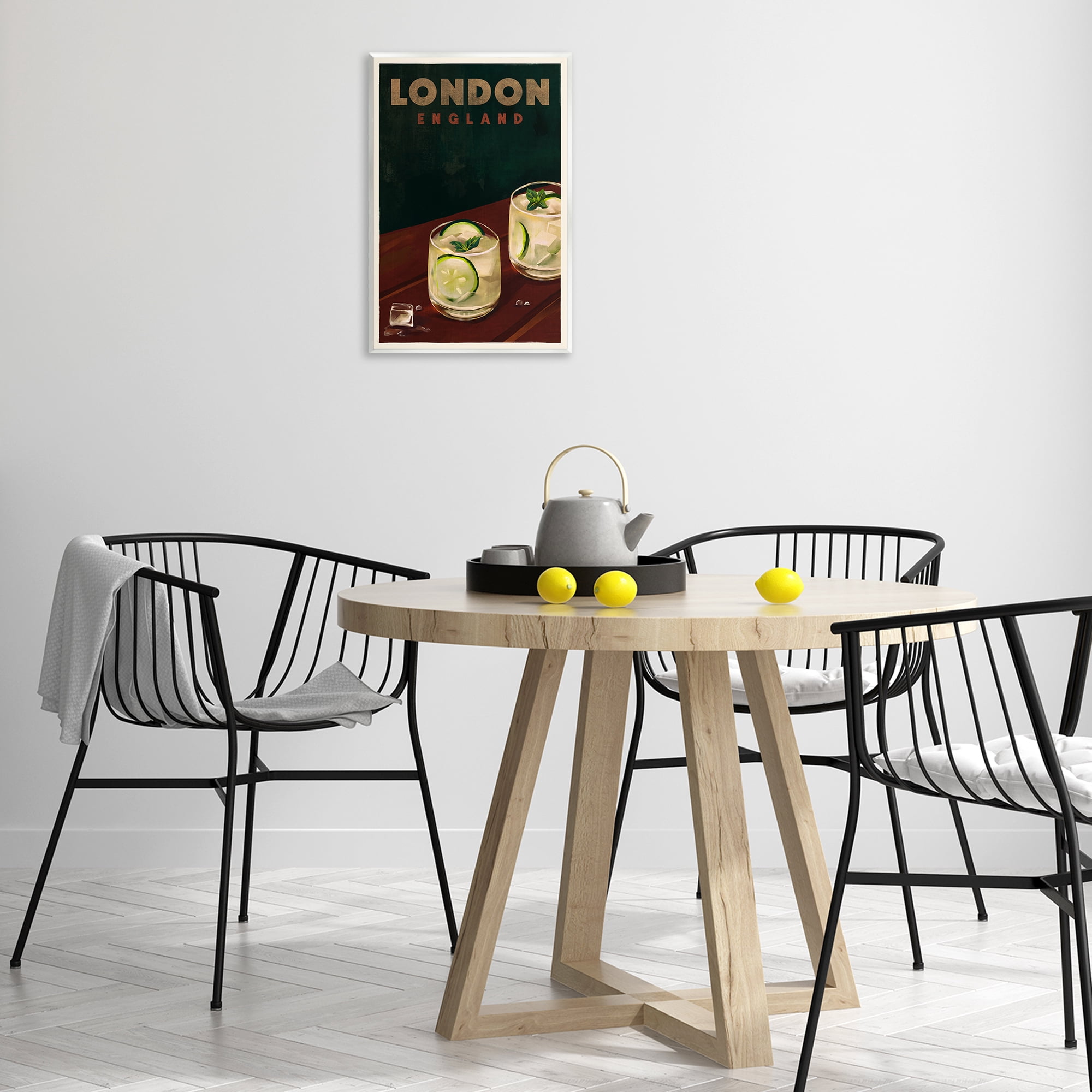Stupell Industries London England Cocktail Food & Beverage Painting Unframed Art Print Wall Art, 13 x 19