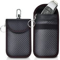 thumbnail image 1 of Lot de 2 Mini Pochettes Faraday Blocage de Signal Sac Faraday pour Clé de Voiture, 1 of 8