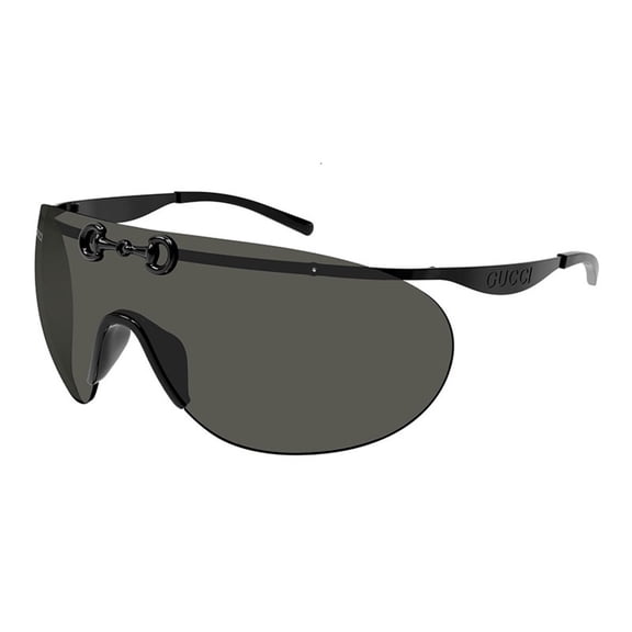 Gucci GG1656S 001 Shield Sunglasses Women's Black