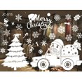 thumbnail image 1 of D-Christmas Stickers Christmas Window Stickers Santa Deco Christmas Decoration Windows DIY Static Wall Reindeer Removable Glass Christmas Store Window Decoration, 1 of 5