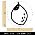 thumbnail image 2 of Lemon with Leaf Citrus Doodle Self-Inking Rubber Stamp Ink Stamper - Sky Blue Ink - Mini 1/2 Inch, 2 of 7