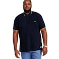 thumbnail image 3 of Duke Mens D555 Hamford 1 Tipped Pique Ribbed Collar Kingsize Polo Shirt, 3 of 3