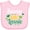AD-Pink, variant on Inktastic Saint Patrick's Day Sassy Lil' Lassie with Shamrocks Boys or Girls Baby Bib