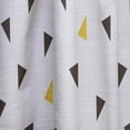thumbnail image 4 of DESIGN ART Designart 'Trendy Black And Gold Triangular Pattern' Mid-CenturyCurtain Single Panel 52 in. wide x 120 in. high - 1 Panel 120 Inches, 4 of 5