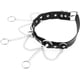 thumbnail image 3 of Collar de cuero punk Círculo punk Remache Punk Rock Collar de cuero Collar de personalidad elegante y único, 3 of 5