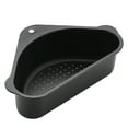 thumbnail image 1 of 304 Stainless Steel Black Triangular Draining Basket Sink Drain Filter Basket, 1 of 9