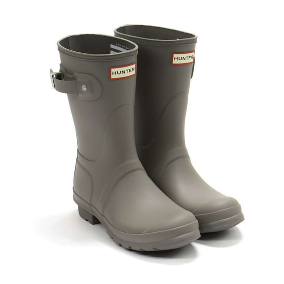 Hunter Women's Original Short Rain Boot, Grey Heron,11 M US