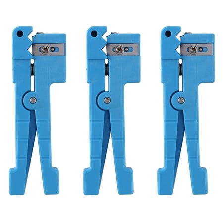

3X 45-163 Fiber Optic Stripper Mid Span Cable Cutting Tool Loose Tube Cutter Blue