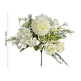 thumbnail image 3 of Xuniizn Artificial Flowers, Fake Hydrangea Bouquet UV Resistant Silk Flowers, Lifelike, No Fade, Fake Flowers for Wedding, Party, DIY Tables Centerpiece Decor - Fake Flowers, 3 of 6