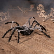 Fun Express 2ft. Animated Walking Spider with Web Halloween Decoration