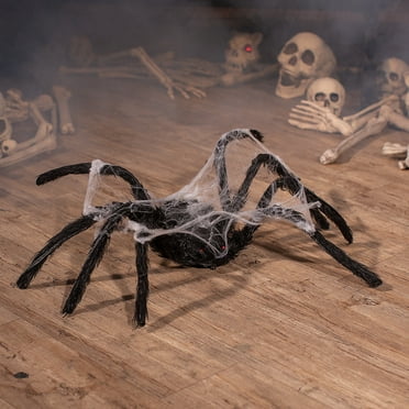 Fun Express 2ft. Animated Walking Spider with Web Halloween Decoration
