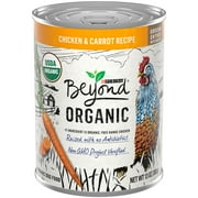 Purina Beyond Organic Wet Dog Food Chicken Carrot, 13 oz Cans (12 Pack)