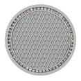 thumbnail image 1 of Alfombrilla para taza de agua de coche con forma de panal de abeja y rejilla creativa, multifuncional, con alfombrilla antideslizante de diamantes de imitación, 1 of 5