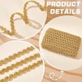 thumbnail image 5 of 21.8 Yards Gold S Wave Gimp Braid Trim Metallic Edge Trim 0.4inch Polyester Decorative Braid Trim Handcraft Lace Ribbon for Gift Jewelry Making Costume DIY Crafts Decoration diy, 5 of 9