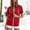 Red, variant on FDGIU 2026 Spring Summer Women's Short Sleeve Full Zip Hooded Jacket, Contrast Drawstring Loose Lightweight Zip Up Hoodie Coat with Side Pockets for Daily Outerwear