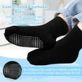 thumbnail image 2 of VGMiu 12 Pack Toddler Socks with Grips Non Slip Baby Socks for 1-7 Years Boys Girls Cotton Crew Socks Black, 2 of 7
