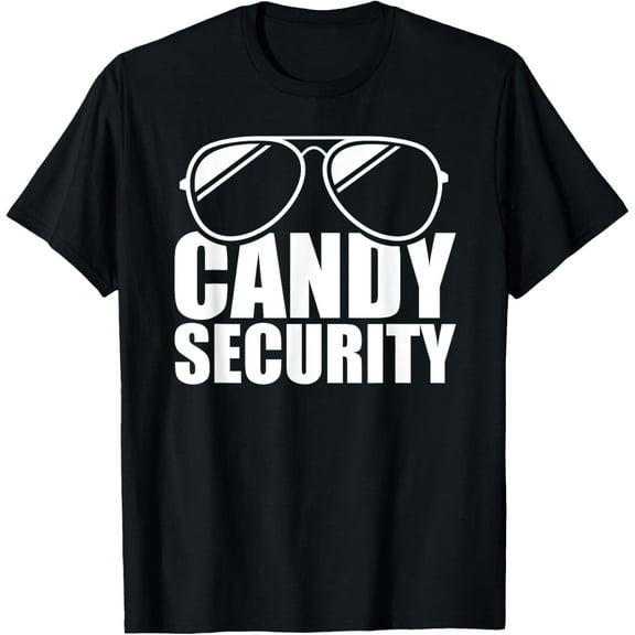Candy Security Funny Easy Halloween Costume Adult T-Shirt