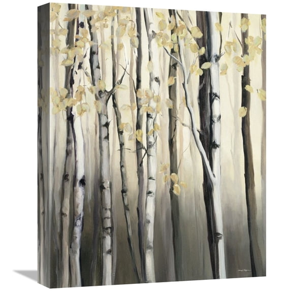 Global Gallery's 'Golden Birch II' By Marilyn Hageman Stretched Canvas Wall Art