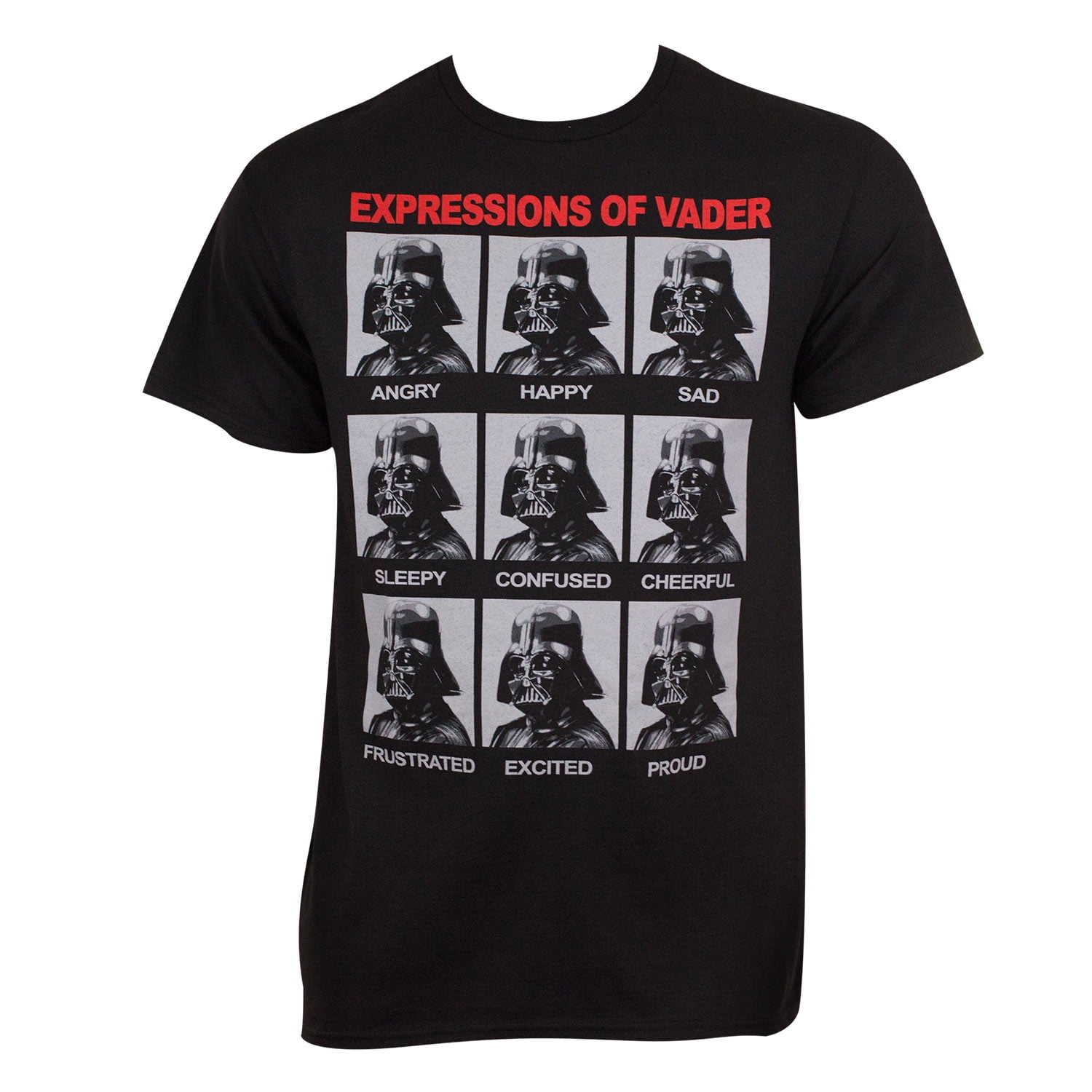 faces of darth vader t shirt