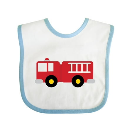 

Inktastic Fire Truck Childs Fireman Gift Baby Boy or Baby Girl Bib