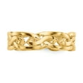 thumbnail image 4 of Primal Gold 14 Karat Yellow Gold Weave Toe Ring, 4 of 7