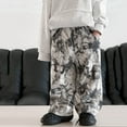 thumbnail image 2 of Toimothcn Toddler Boys Cargo Pants Spring Elastic Casual Autumn Casual Camouflage Printed Elastic Waist Wide Leg Handsome Trousers With Pockets Comfy Kids Dailywear, 2 of 9