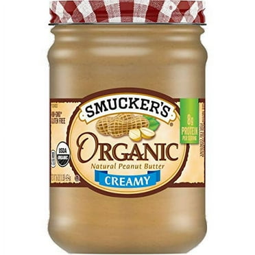 Smucker's Organic Natural Creamy Peanut Butter, 16 Ounces (Pack of 1)