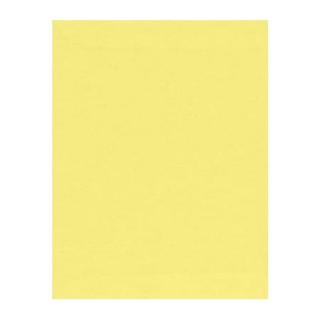 UPC: 0848614027286 | 8 1/2 x 11 Paper – Pastel Canary (50 Qty.)