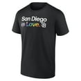 thumbnail image 2 of Men's Black San Diego Padres City Pride T-Shirt, 2 of 3