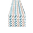 thumbnail image 2 of MYPOP Chevron Pattern with Zigzags Long Table Runner 16x72 incheses, Colorful Chevron Rectangle Tablecloth Placemat for Office Kitchen Dining Wedding Party Home Decor, 2 of 6