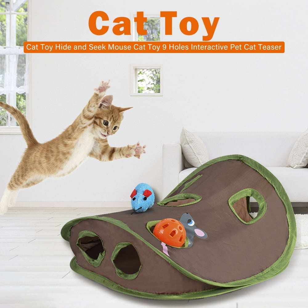 squeaking mouse cat toy